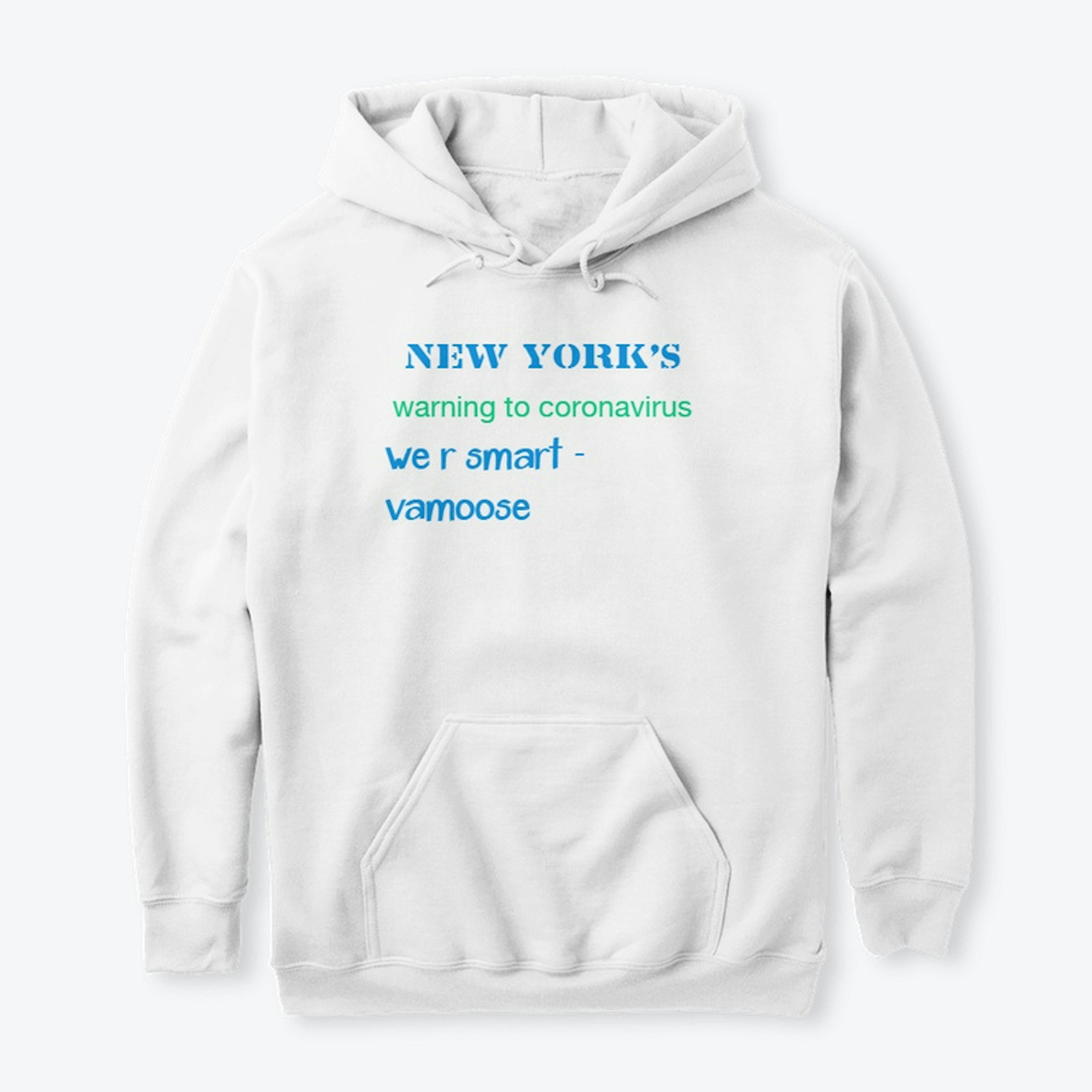 Coronavirus V-neck T- Shirts New York 